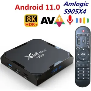 RNEMITERY TV Box Android 11 - - X96 Max Plus Ultra - 8K - 4GB RAM - 6... pas cher