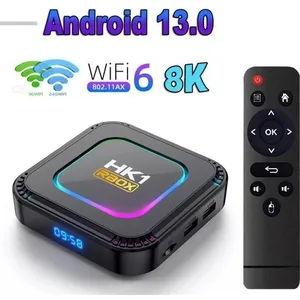 ZEAICOS Boitier intelligent HK1 RBOX-K8 RVB Lumière Android 13 Boîti... pas cher