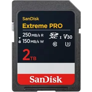 SanDisk Carte Extreme PRO® SDXC UHS-I de 2 To, jusqu'à 250 Mo/s en le... pas cher