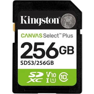 Kingston Cartes mémoire SD Canvas Select Plus 256Go SDXC Gen3 150MB/s ... pas cher