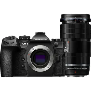 OM SYSTEM OM-1 mark II + ED 90mm f/3.5 Macro pas cher