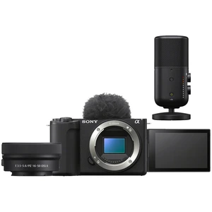 Sony ZV-E10 II + 16-50mm II + ECM-S1 streaming microfoon pas cher