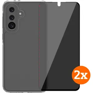 BlueBuilt Protective Cover Samsung Galaxy A36 Transparent + Protège-écran de Confidentialité Lot de 2Vendu parcoolblue
