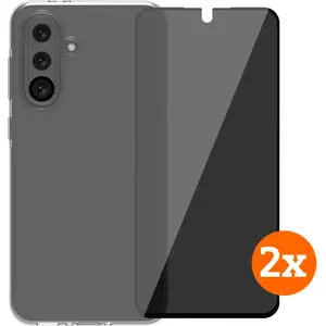 BlueBuilt Samsung Galaxy A36 Back Cover Transparent + Protège-écran de Confidentialité Lot de 2Vendu parcoolblue