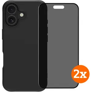 BlueBuilt Protective Back Cover iPhone 17 Noir + Protège-écran de Conf... pas cher
