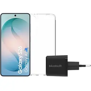 Samsung Galaxy S26 512 Go Bleu Clair 5G + Pack d'Accessoires de Base pas cher