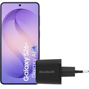 Samsung Galaxy S26 Plus 512 Go Bleu Foncé 5G + BlueBuilt Chargeur 45 W... pas cher