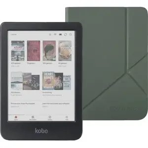 Kobo Clara Colour Noir + Sleep Cover Vert pas cher