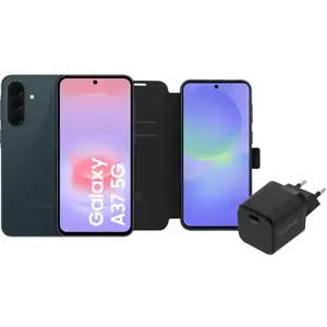 Samsung Galaxy A37 256 Go Vert Foncé 5G + Pack d'Accessoires de Base pas cher