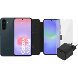 Samsung Galaxy A37 128 Go Vert Foncé 5G + Pack d'Accessoires Complet pas cher