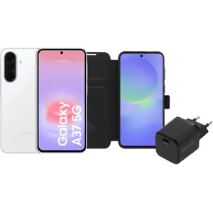 Samsung Galaxy A37 256 Go Blanc 5G + Pack d'Accessoires de Base pas cher