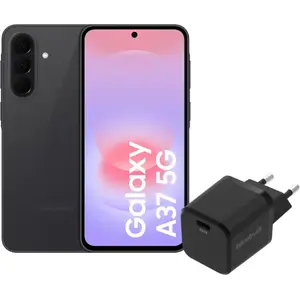 Samsung Galaxy A37 128 Go Noir 5G + BlueBuilt Chargeur avec Port USB-C... pas cher