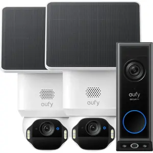 eufy SoloCam E42 Lot de 2 + Video Doorbell E340  pas cher