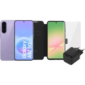 Samsung Galaxy A57 128 Go Mauve 5G + Pack d'Accessoires Complet pas cher