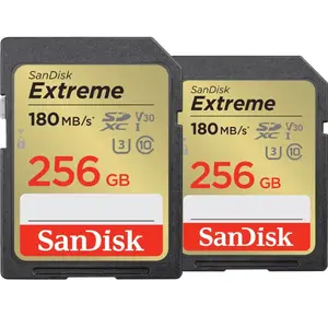SanDisk SDXC Extreme 256 Go 130 Mo/s Lot de 2 pas cher