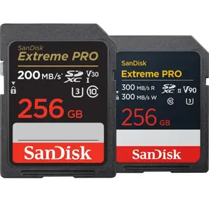 SanDisk SDXC Extreme Pro 256 Go 140 Mo/s Lot de 2 pas cher