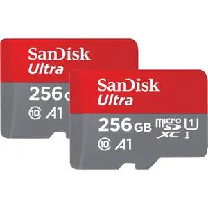 SanDisk MicroSDXC Ultra 256 Go 120 Mo/s Lot de 2 pas cher