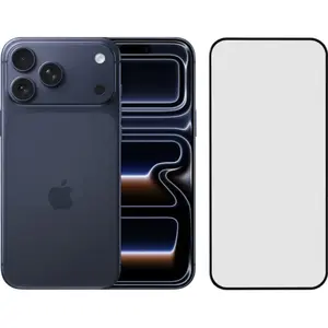 Apple iPhone 17 Pro Max 512 Go Bleu + BlueBuilt Protège-écran Verre pas cher