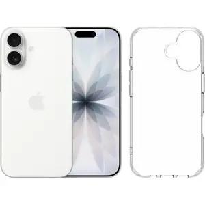 Apple iPhone 17 512 Go Blanc + BlueBuilt Protective Back Cover Transpa... pas cher