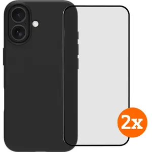 BlueBuilt Back Cover iPhone 17 Noir + Protège-écran Verre Lot de 2Vendu parcoolblue