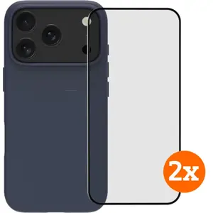 BlueBuilt Protective Back Cover avec MagSafe iPhone 17 Pro Bleu + Protège-écran Lot de 2Vendu parcoolblue