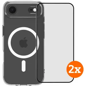 BlueBuilt Protective Back Cover MagSafe iPhone Air Transparent + Protège-écran Lot de 2Vendu parcoolblue