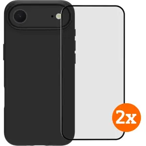 BlueBuilt Protective Back Cover MagSafe iPhone Air Noir + Protège-écran Verre Lot de 2Vendu parcoolblue
