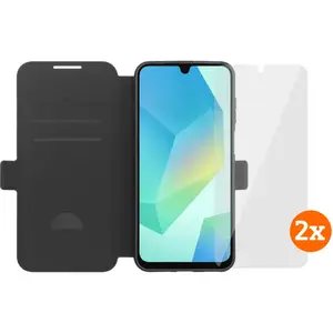 BlueBuilt Samsung Galaxy A17 4G/5G Book Case Noir + Protège-écran Verre Lot de 2Vendu parcoolblue