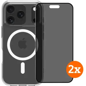 BlueBuilt Protective Back Cover MagSafe iPhone 17 Pro + Protège-écran de Confidentialité Lot de 2Vendu parcoolblue