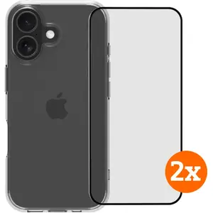BlueBuilt Protective Back Cover iPhone 17 Transparent + Protège-écran Verre Lot de 2Vendu parcoolblue