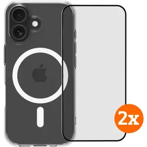 BlueBuilt Protective Back Cover MagSafe iPhone 17 Transparent + Protège-écran Lot de 2Vendu parcoolblue