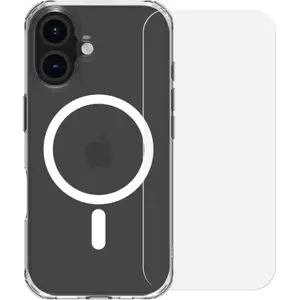 BlueBuilt Protective Back Cover avec MagSafe iPhone 16 Pro Transparent + Protège-écran VerreVendu parcoolblue