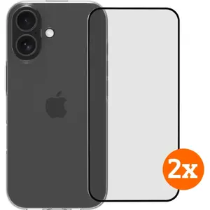 BlueBuilt Back Cover iPhone 17 Transparent + Protège-écran Verre Lot de 2Vendu parcoolblue