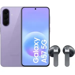 Samsung Galaxy A57 128 Go Mauve 5G + Samsung Galaxy Buds4 Noir pas cher