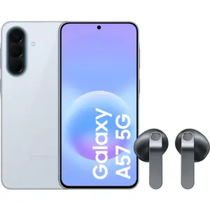Samsung Galaxy A57 128 Go Bleu Clair 5G + Samsung Galaxy Buds4 Noir pas cher