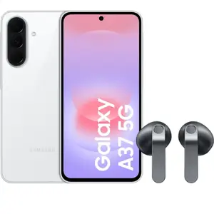Samsung Galaxy A37 128 Go Blanc 5G + Samsung Galaxy Buds4 Noir pas cher