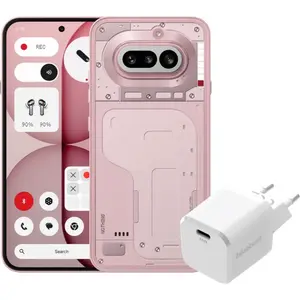 Nothing. Nothing Phone (4a) 256 Go Rose 5G + BlueBuilt Chargeur avec P... pas cher
