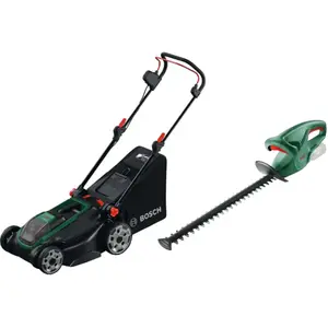 Bosch Rotak 18V2-43 (sans Batterie) + Bosch EasyHedgeCut 18-45 Li (san... pas cher