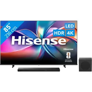 Hisense 85" QLED E7Q (2025) + Hisense AX3120Q  pas cher