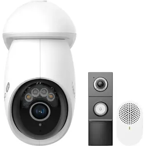 TP-Link TP- Link Tapo C560WS + D235 Smart Battery & Wired Doorbell  pas cher