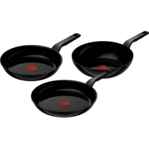 Tefal Renew Black Set de Poêles à Frire Céramique 24 + 28 cm + Wok 28 ... pas cher