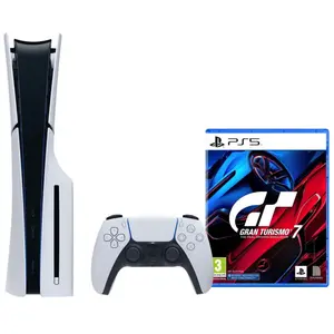 Sony PlayStation 5 Slim Disc Edition + Gran Turismo 7 pas cher