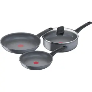 Tefal Healthy Chef Set de Poêles à Frire 24 + 28 cm + Poêle Paysanne 2... pas cher