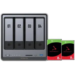 UGREEN NASync DXP4800 Plus + Seagate Ironwolf 8 To Lot de 2