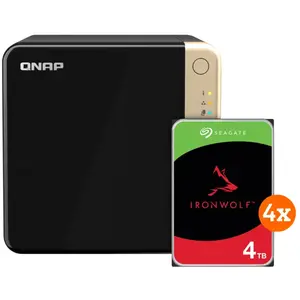 QNAP TS-464-8G + Seagate Ironwolf 16 To (4 x 4 To) pas cher