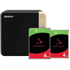 QNAP TS-464-8G + Seagate Ironwolf 8 To (2 x 4 To) pas cher