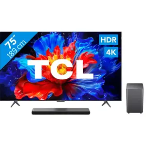 TCL 75" QLED P81K 4K (2025) + TCL S55H 2.1 Barre de Son pas cher