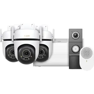 TP-Link Tapo H500 Smart HomeBase + C530WS Lot de 3 + D235 Smart Batter... pas cher