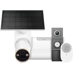 TP-Link Tapo H500 Smart HomeBase + C460 Solar Kit + D235 Smart Battery... pas cher