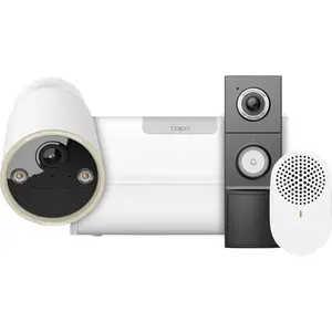 TP-Link Tapo H500 Smart HomeBase + C460 + D235 Smart Battery & Wired D... pas cher